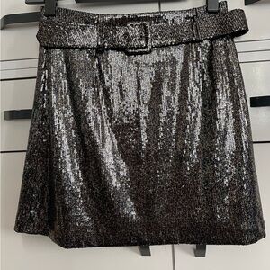 Network Black Polyester Garment